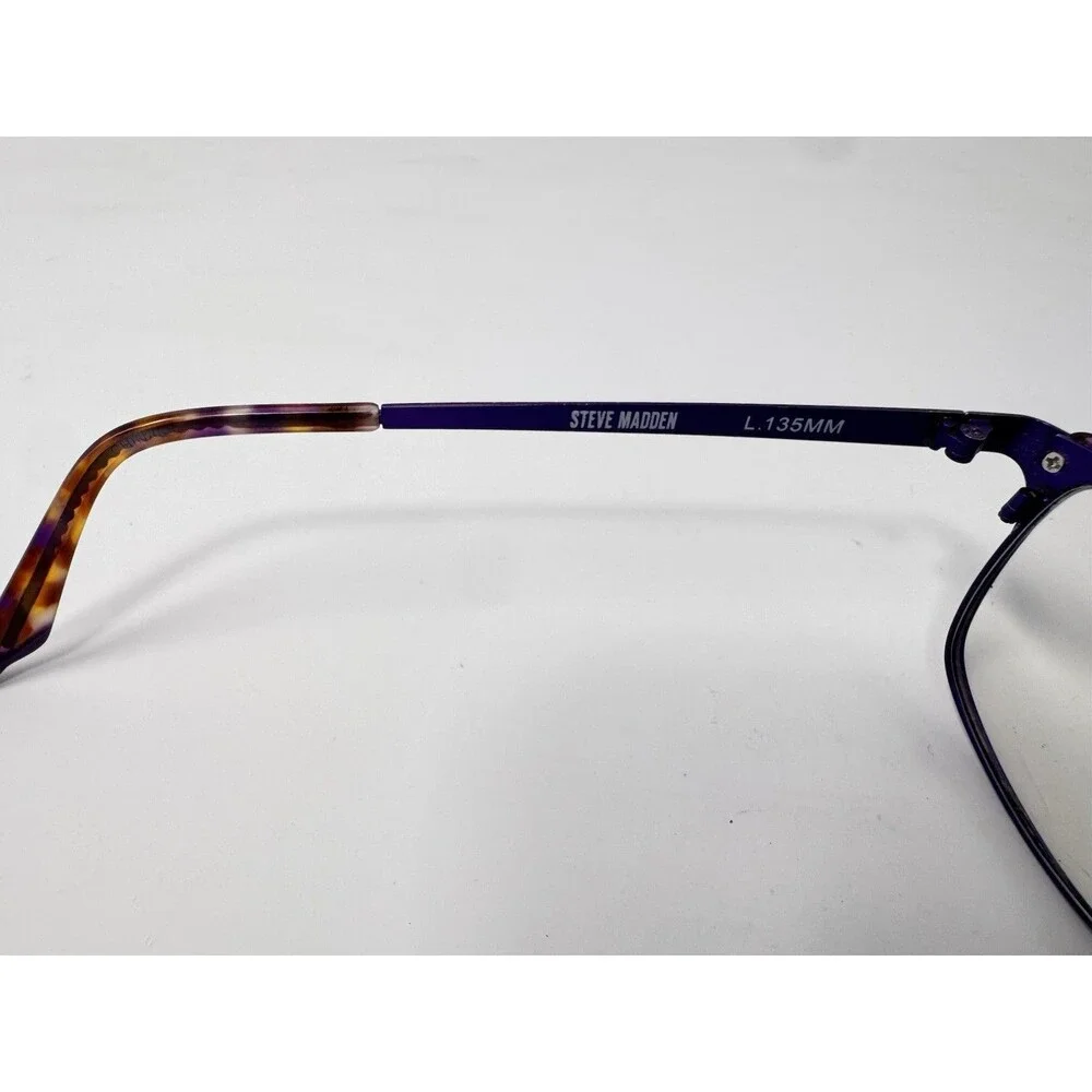 Steve Madden FANCII Eyeglass Frames Only 54-15-135 Purple CV